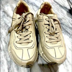 Gucci Rhyton Leather Sneaker Size 36